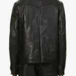 American Idol S24 Ryan Seacrest Leather Shirt Jacket