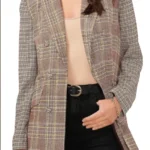 Anne Hathaway The Devil Wears Prada Plaid Blazer