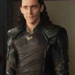 Avengers Infinity War Loki Black Leather Jacket