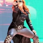Becky Lynch Black Leather Coat