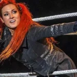 Becky Lynch Black Leather Trench Coat