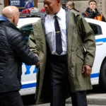 Bokeem Woodbine Captain Mixon Green Coat