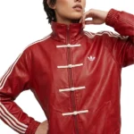 CNY Leather Jacket Red
