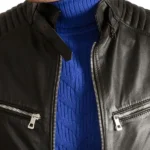 Cafe Racer Black Leather Jacket
