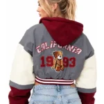 Cali Teddy Bomber Jacket Back
