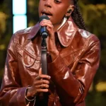 Cat Burns BAFTA 2026 Leather Jacket