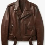Challengers Josh O’Connor Brown Leather Jacket