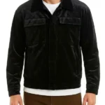 Cropped Coated Padded Bomber Jacket