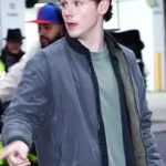 Dexter Resurrection S01 Jack Alcott Grey Bomber Jacket