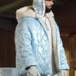 Drake Iceman Blue Puffer Jacket