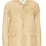 Dutton Ranch Premiere NY Annette Bening Suede Jacket