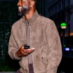 Dwyane Wade NYC Suede Leather Jacket
