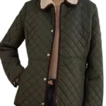 Dylan Dreyer The Today Show Green Quilted Jacket