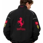 Ferrari F1 Racer Black Jacket Back