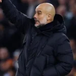 Football Manager Pep Guardiola Black Puffer Coat