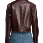 Hacks 2026 Megan Stalter Leather Jacket Back