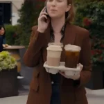 Hacks Ava Daniels Brown Blazer