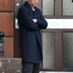 Half Man S01 Niall Black Wool Coat