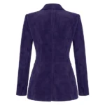 Iantha Richardson Faith Mitchell Corduroy Purple Blazer