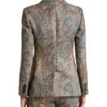 Imperfect Women Eleanor Paisley Print Blazer Back