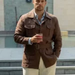 In the Grey 2026 Henry Cavill Brown Jacket