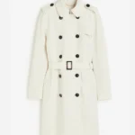 Its Not Like That Grace Colasanti White Trench Coat