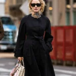 Jessica Chastain Off Weeks Black Coat
