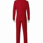 Joaquin Phoenix Red Joker Blazer Back