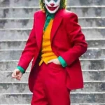 Joaquin Phoenix Red Joker Tuxedo