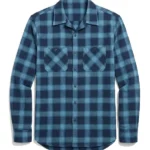 John Krasinski Press Junket 2026 Blue Plaid Shirt