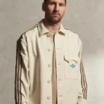 Lionel Messi Adidas Cream Track Jacket
