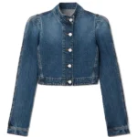 Madrid Naomi Campbell Cropped Denim Jacket