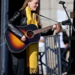 Maggie Rogers Black Leather Coat