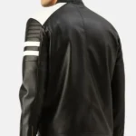 Mayhem Project Cafe Racer Black and White jacket Back