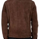 Men Casul Brown Trucker Leather Jacket