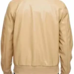 Men’s Beige Bomber Jacket