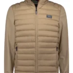 Men's Beige Padded Jacket