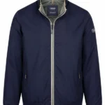 Men's Dark Blue Cotton Jacket