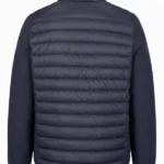 Men's Dark Blue padded Jacket Back
