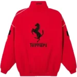 Men’s Ferrari F1 Red Embroidered Jacket Back