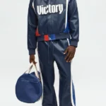 Mens King Faux Leather Moto Bomber Jacket