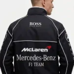Mercedes McLaren vintage Black Jacket Back