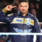 Monday Night RAW Ethan Page Blue Satin Jacket