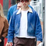 NYC 2026 Downtown Restaurant Sebastian Stan Blue Jacket
