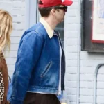 NYC 2026 Downtown Restaurant Sebastian Stan Denim Jacket