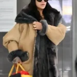 NYC 2026 Rihanna Beige Coat