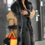 NYC 2026 Rihanna Beige Long Coat