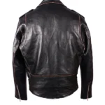 NYC 2026 Sombr Black Moto Jacket Back