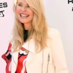 NYC Christie Brinkle White Leather Jacket