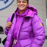 Womens National Football England Lionesses Purple Jacket